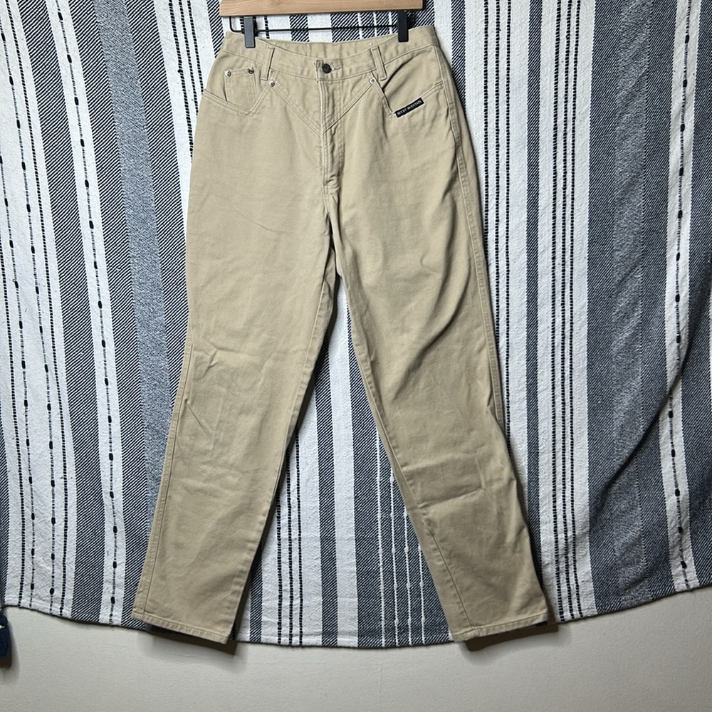 Classic Tan Straight Leg Jeans